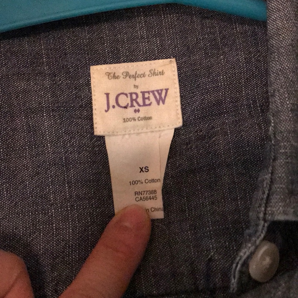 Jcrew chambray denim button down - Picture 2 of 3